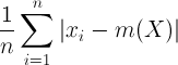Average Deviation Formula